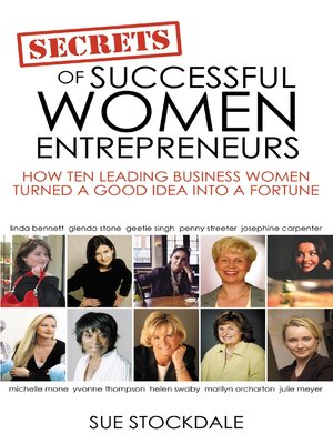 cover image of The Secrets Of Successful Women Entrepreneurs